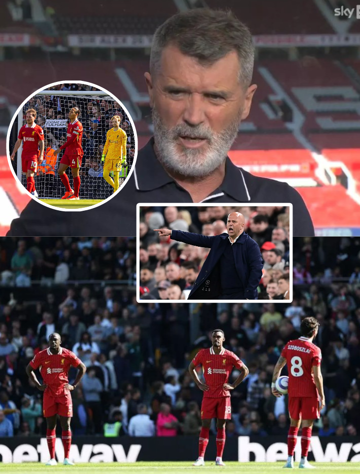 “They’re Playing Like a Mid-Table Team!” – Roy Keane Slams Liverpool After Embarrassing Defeat to Fulham That Could Cost Them the Title