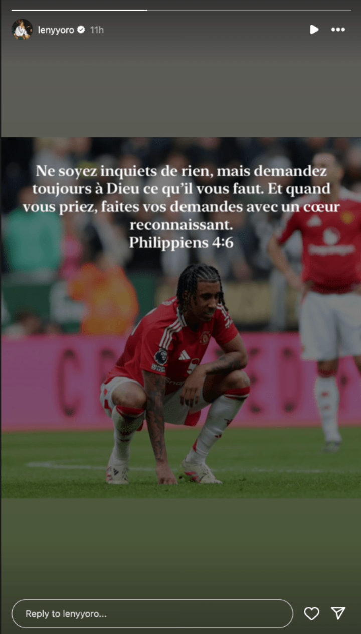 Lenny Yoro's Reply to Thierry Henry