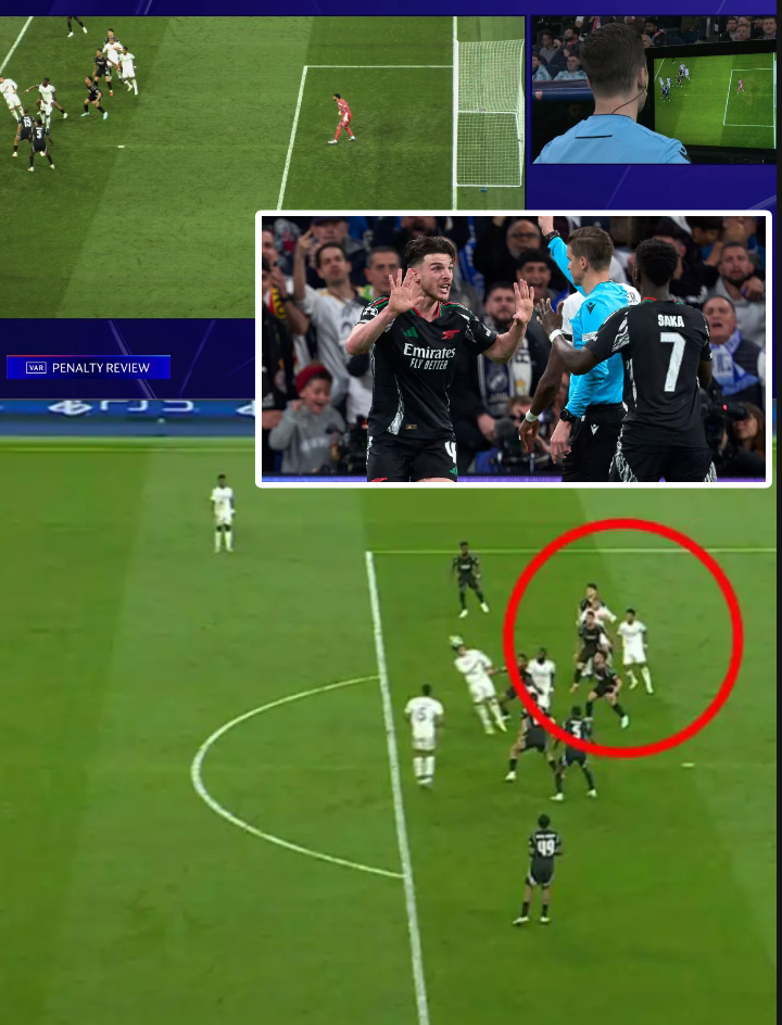 UEFA Explain Why Real Madrid’s Penalty Against Arsenal Was Overturned