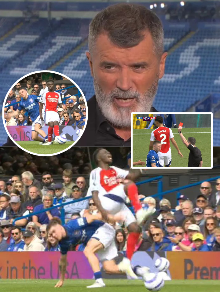 “Unacceptable!” – Roy Keane Slams Leif Davis for Dangerous Challenge on Saka in Arsenal Win