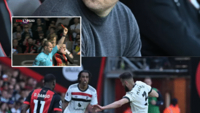 "It’s Common Sense – He Slipped!" – Andoni Iraola Slams Referee After Bournemouth’s Controversial Red Card Against Manchester United