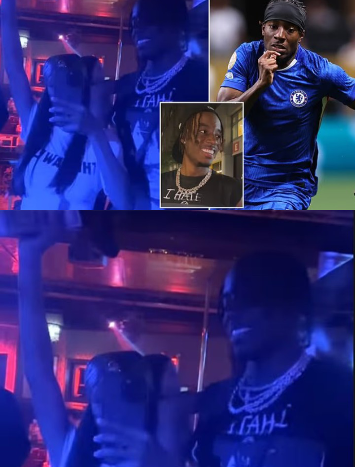 Chelsea Star Noni Madueke Spotted Partying Hours After Club World Cup Opener Win Over LAFC