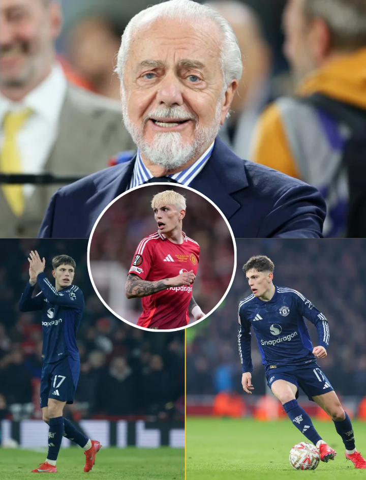 "Get Him Out and He Becomes Twice the Player" — Napoli President Urges Garnacho to Leave Manchester United - 90 Minutes Sport
