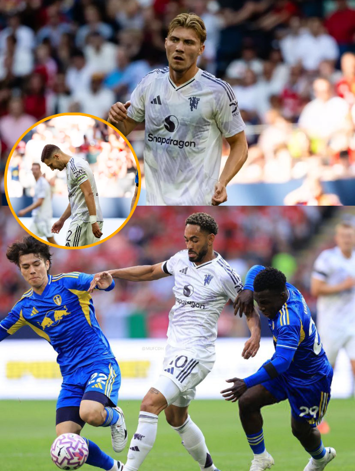 Rasmus Højlund Fumes at Dalot as Manchester United's Pre-Season Gets Off to Frustrating Start Against Leeds