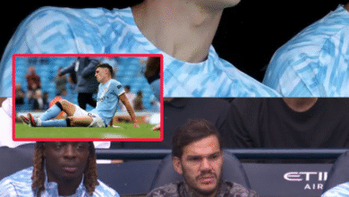 Phil Foden criticised by fans after being caught smiling as Manchester City trailed Tottenham 2-0